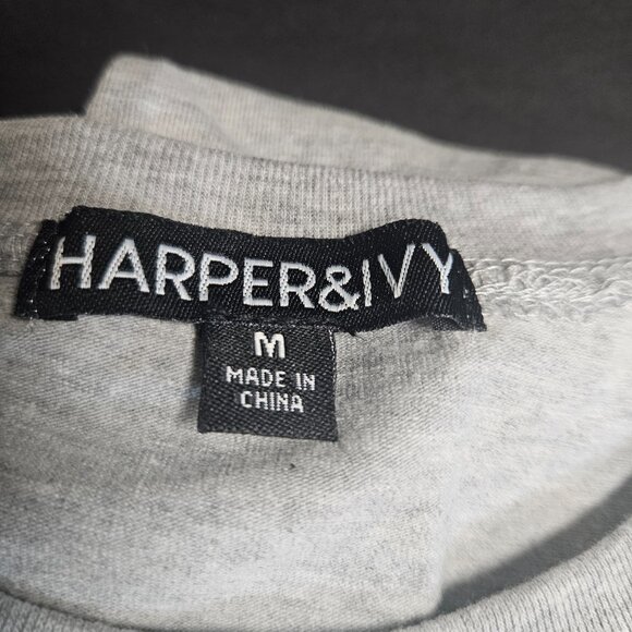 Harper & Ivy M Grey Long Sleeve T-Shirt with "Dark Angel" and graphics - Picture 4 of 8